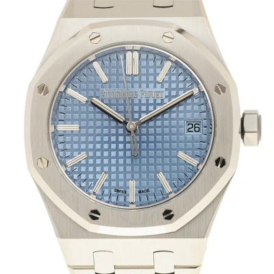 Audemars Piguet Royal Oak "50th Anniversary" Automatic Blue Dial Unisex Watch 15550st.oo.1356st.04 In Metallic