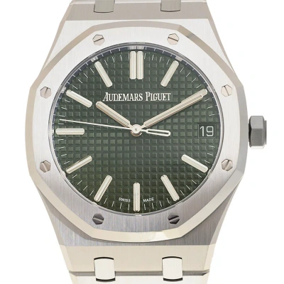 Audemars Piguet Royal Oak "50th Anniversary" Automatic Green Dial Men's Watch 15510st.oo.1320st.04 In Gray