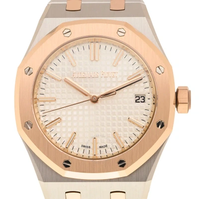Audemars Piguet Royal Oak "50th Anniversary" Automatic Silver Dial Men's Watch 15550sr.oo.1356sr.01 In Gold