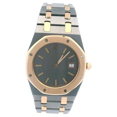 Pre-owned Audemars Piguet Royal Oak 56175tr Two-tone Watch In Multi