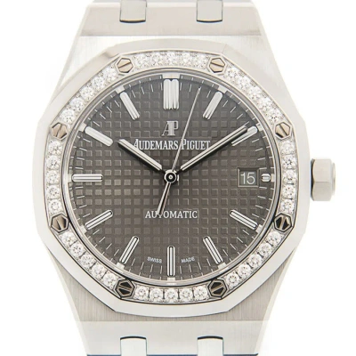 Audemars Piguet Royal Oak Automatic Diamond Watch 15451st.zz.1256st.02 In Black