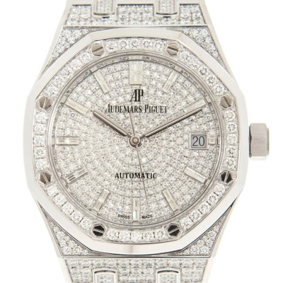 Audemars Piguet Royal Oak Automatic Diamond Watch 15452bc.zz.1258bc.01 In Metallic