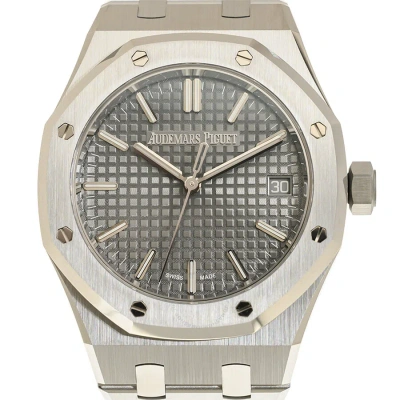 Audemars Piguet Royal Oak Automatic Grey Dial Unisex Watch 15550st.oo.1356st.07 In Gold