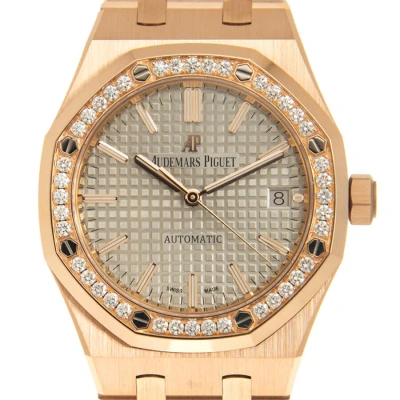 Audemars Piguet Royal Oak Automatic Ladies Diamond Watch 15451or.zz.1256or.02 In Gold