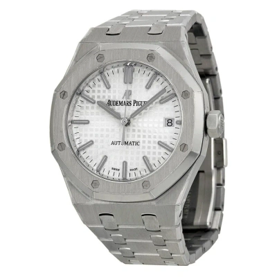 Audemars Piguet Royal Oak Automatic Silver Dial Stainless Steel Unisex Watch 15450st.oo.1256st.01 In Gray