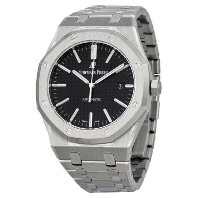 Audemars Piguet Royal Oak Black Dial Men's Watch 15400stoo1220st01 In Gray