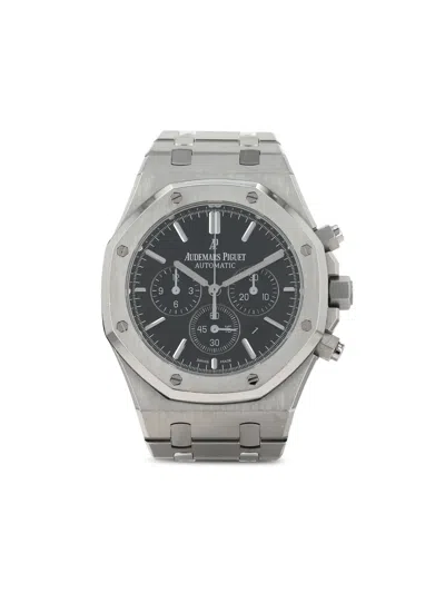 Pre-owned Audemars Piguet  Royal Oak Chrono In Stainless Steel Ref:  In Silver