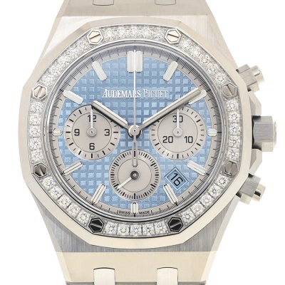 Audemars Piguet Royal Oak Chronograph Automatic Diamond Blue Dial Men's Watch 26715st.zz.1356st.01 In Metallic