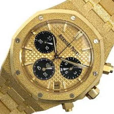 Audemars Piguet Royal Oak Chronograph Automatic Gold Dial Men's Watch 26240ba.gg.1324ba.01