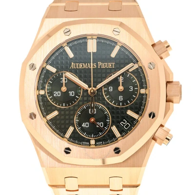 Audemars Piguet Royal Oak Chronograph Automatic Green Dial Men's Watch 26240or.oo.1320or.08 In Gold / Gold Tone / Green / Rose / Rose Gold / Rose Gold Tone