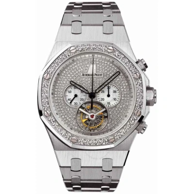 Audemars Piguet Royal Oak Diamond Chronograph 18 Kt White Gold Men's Watch 26039bc.zz.1205bc.01