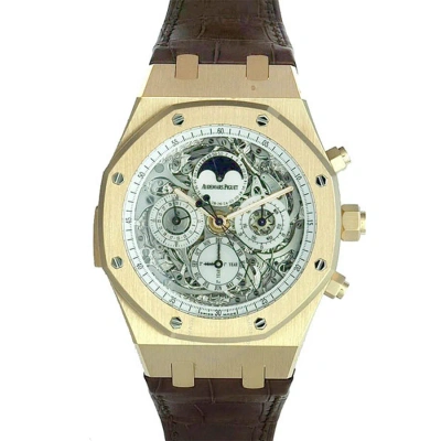 Audemars Piguet Royal Oak Grande Complication Automatic Rose Gold Men's Watch 26065or.oo.d088cr.01 In Brown