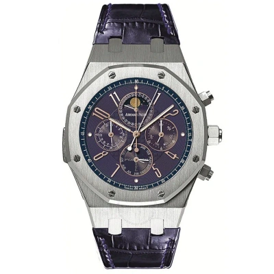 Audemars Piguet Royal Oak Grande Complication Automatic White Gold Men's Watch 26566bc.oo.d305cr.01 In Blue / Gold / Skeleton / White