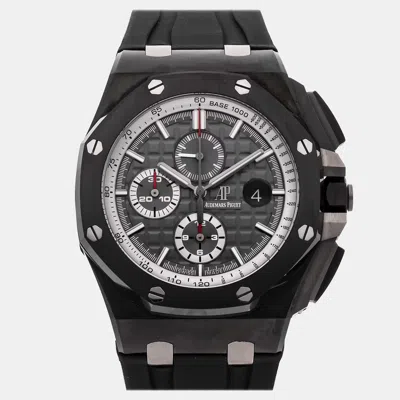 Pre-owned Audemars Piguet Royal Oak Offshore 26405ce.ooa002ca.01 Black Automatic Ceramic Men's Watches 44mm