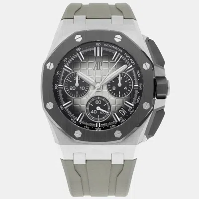 Pre-owned Audemars Piguet Royal Oak Offshore 26420so Black Stainless Steel Automatic Men's Wristwatch 43 Mm
