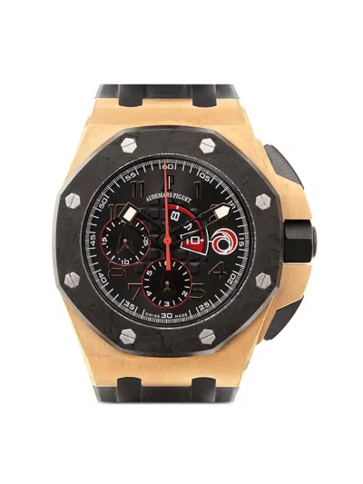 Pre-owned Audemars Piguet Royal Oak Offshore Chronograph 44mm Watch In Black