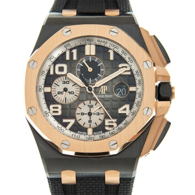Audemars Piguet Royal Oak Offshore Chronograph Automatic Black Dial Men's Watch 26405nr.oo.a002ca.01 In Black / Gold / Grey / Rose / Rose Gold