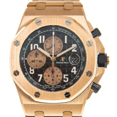 Audemars Piguet Royal Oak Offshore Chronograph Automatic Black Dial Men's Watch 26470or.oo.1000or.03 In Gold
