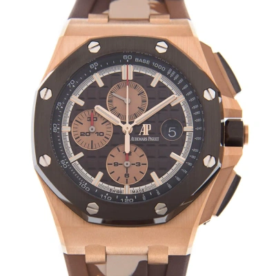 Audemars Piguet Royal Oak Offshore Chronograph Automatic Brown Dial Men's Watch 26401ro.oo.a087ca.01 In Gold