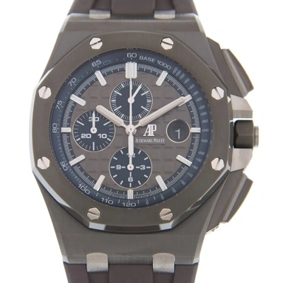 Audemars Piguet Royal Oak Offshore Chronograph Automatic Grey Dial Men's Watch 26405cg.oo.a004ca.01 In Gray