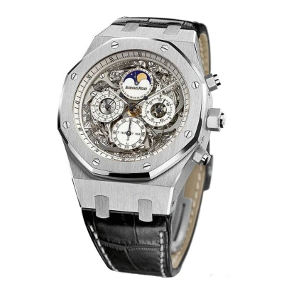 Audemars Piguet Royal Oak Openworked Grande Complication Titanium Men's Watch 26065is.oo.d002cr.01 In Black