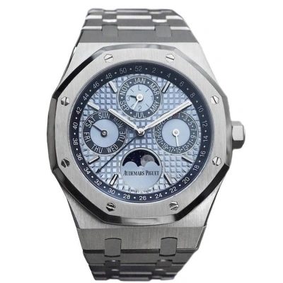 Audemars Piguet Royal Oak Perpetual Calendar Automatic Blue Dial Men's Watch 26574pt.oo.1220pt.01 In Metallic