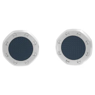 Pre-owned Audemars Piguet Royal Oak Stainless Steel Mens Cufflinks Bm0740.sto.us.nbleu7546 In Multiple