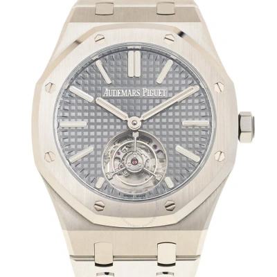 Audemars Piguet Royal Oak Tourbillon Automatic Grey Dial Men's Watch 26730stoo1320st06 In Metallic