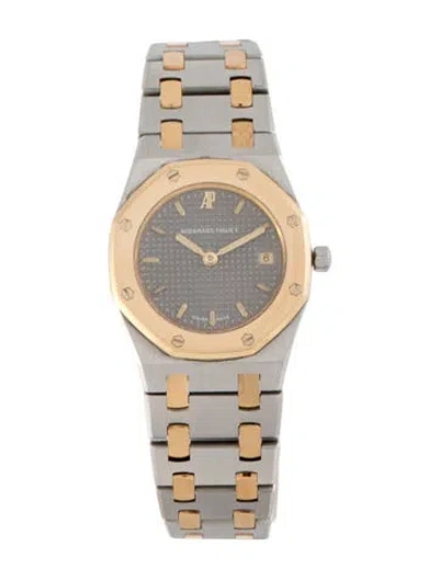 Pre-owned Audemars Piguet Royal Oak Watch, 24mm In Multi