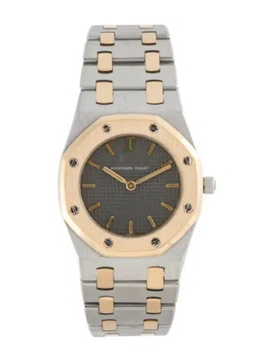 Pre-owned Audemars Piguet Royal Oak Watch, 26mm In Multi