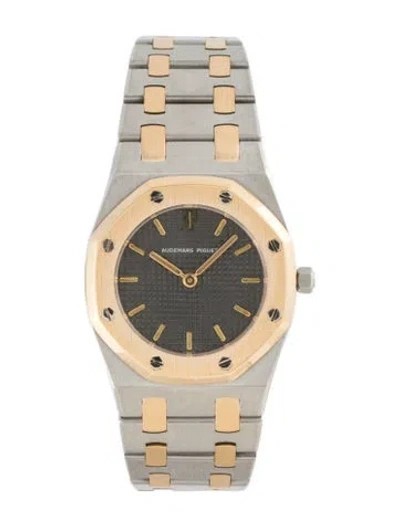 Pre-owned Audemars Piguet Royal Oak Watch, 26mm In Multi