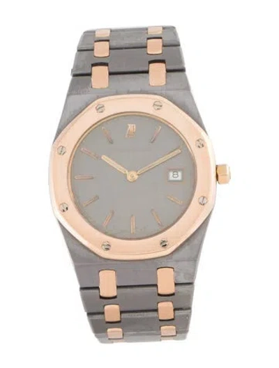 Pre-owned Audemars Piguet Royal Oak Watch, 33mm In Multi