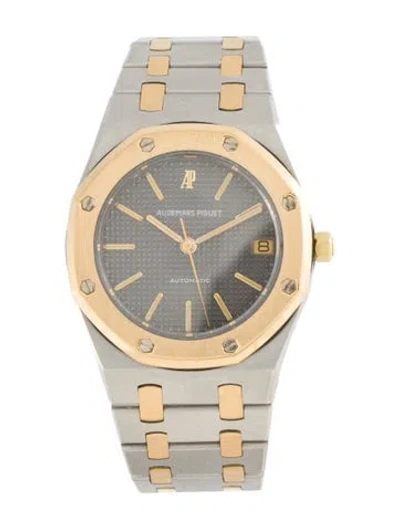 Pre-owned Audemars Piguet Royal Oak Watch, 34mm In Multicolor