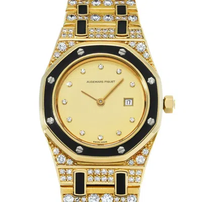 Pre-owned Audemars Piguet Royal Oak Wristwatch () In Gold