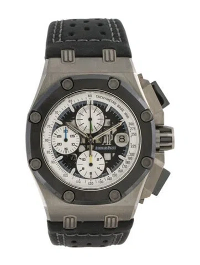 Pre-owned Audemars Piguet Rubens Barrichello Ii Royal Oak Offshore Watch In Multi