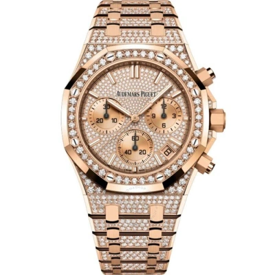 Audemars Piguet Selfwinding Chronograph Diamond Dial Unisex Watch 26242or.zz.1322or.02 In Gold