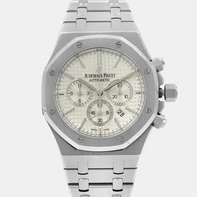 Pre-owned Audemars Piguet Silver Stainless Steel Royal Oak 26320st.oo.1220st.02 Automatic Men's Wristwatch 41 Mm