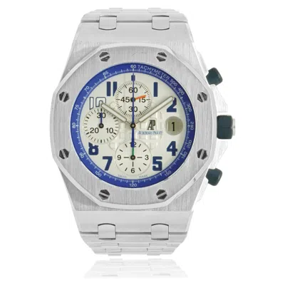 Pre-owned Audemars Piguet Stainless Steel Royal Oak Offshore Chronograph In Multi