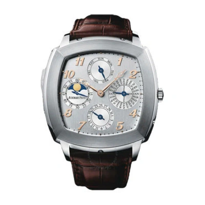 Audemars Piguet Tradition Perpetual Calendar Minute Repeater Silver Dial Men's Watch 26052bcood092cr In Brown