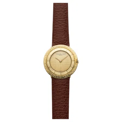 Pre-owned Audemars Piguet Vintage 1960s  Disco Volante 18k Yg Checkered Dial Manual 32mm In Multi