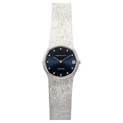 Pre-owned Audemars Piguet Vintage 1970s  5388 - Integrated Wg Blue Sunburst Dial Auto 31 Mm