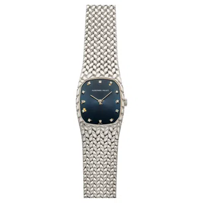 Pre-owned Audemars Piguet Vintage 1970s  Cobra 18k Wg Blue Diamond Dial Manual 27mm