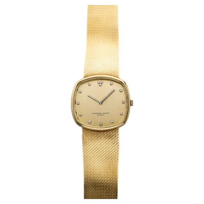 Pre-owned Audemars Piguet Vintage 1970s  Cobra 18k Yg Champagne Diamond Dial Manual 33 Mm In Multi