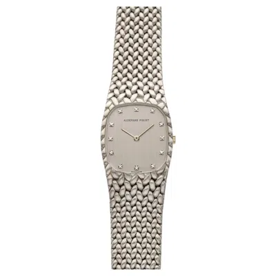 Pre-owned Audemars Piguet Vintage 1970s  Heavy Cobra 18k Wg Diamond Dial Manual 27mm In Multiple