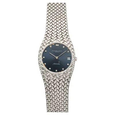 Pre-owned Audemars Piguet Vintage 1980s  Cobra 5403 18k Wg Diamond Dial Jean Ete Auto 35mm In Multi