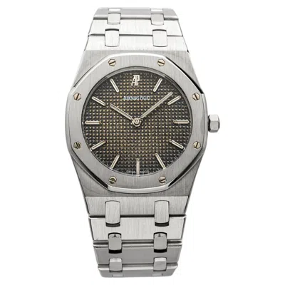 Pre-owned Audemars Piguet Vintage 1980s  Royal Oak 56143st Steel Tropical Dial Quartz 33mm In Multi