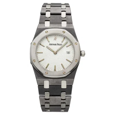 Pre-owned Audemars Piguet Vintage 1990s  Royal Oak 56175tt Tantalum Steel Quartz 33mm In Multi