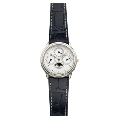 Pre-owned Audemars Piguet Vintage 80s  Quantieme Perpetual 25548pt Platinum Moonphase 36mm In Multiple