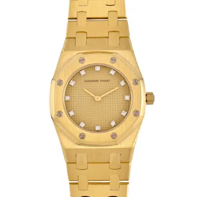Pre-owned Audemars Piguet Yellow Gold (18k) Wristwatch () In Multi