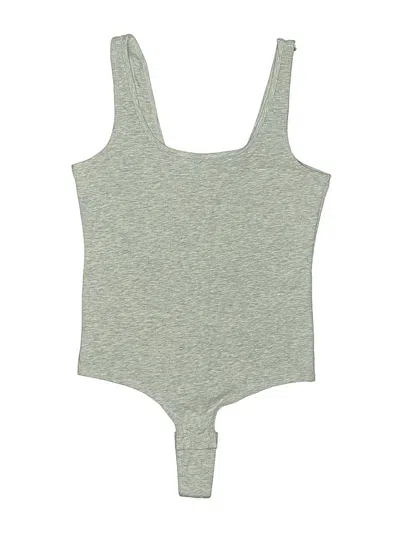 Pre-owned Auden Bodysuit In Gray